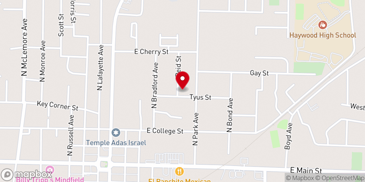 Map showing location of Greater New Birth of Christ