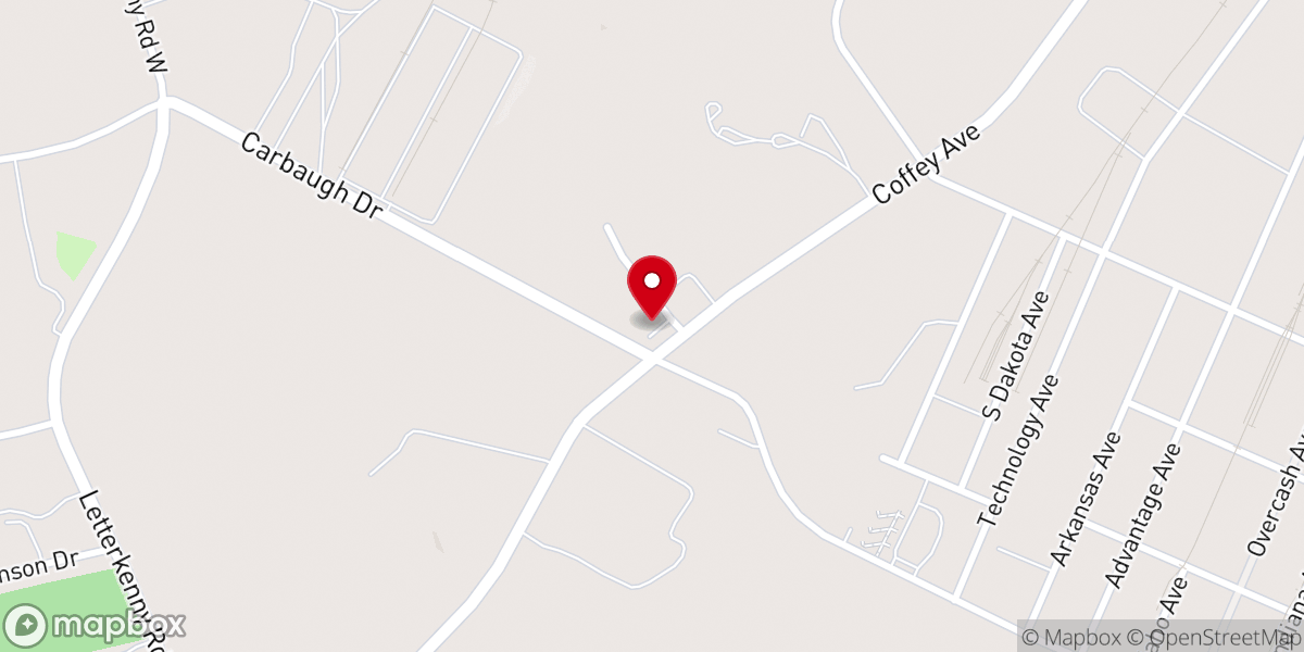 Map showing location of Calvary Chapel Chambersburg