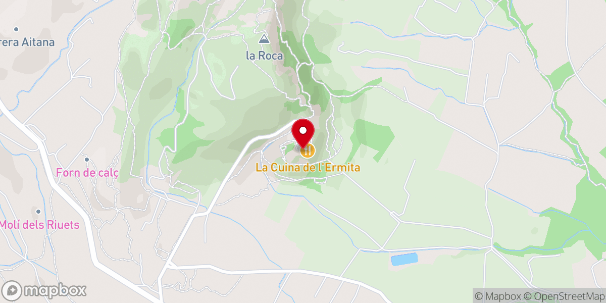 Map showing location of Santuario de la Madre de Dios de la Roca