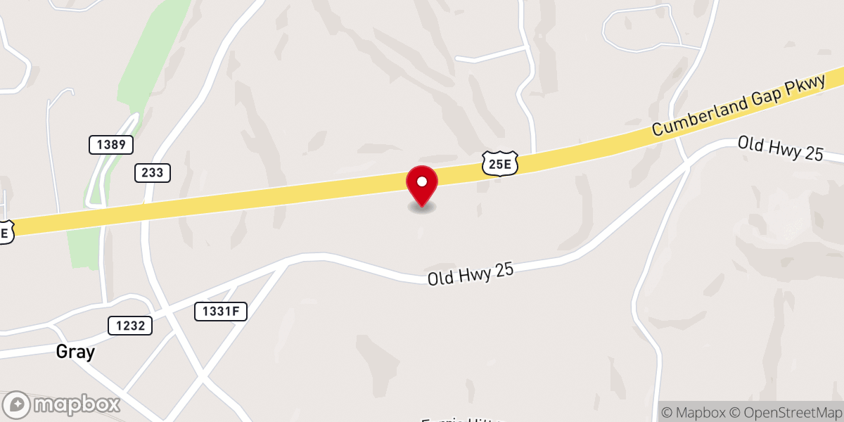 Map showing location of Living Waters Pentecostal Church