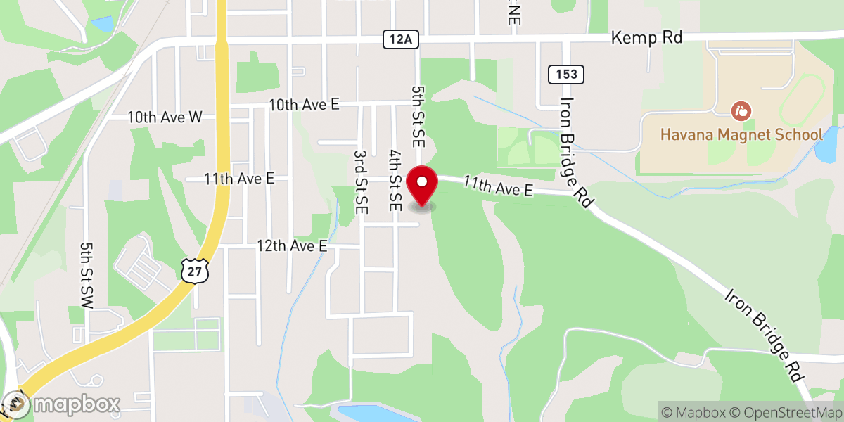 Map showing location of Glorious Church of God