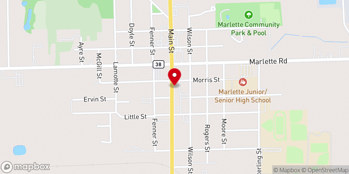 Map showing location of Heaven Sent Community Ministries