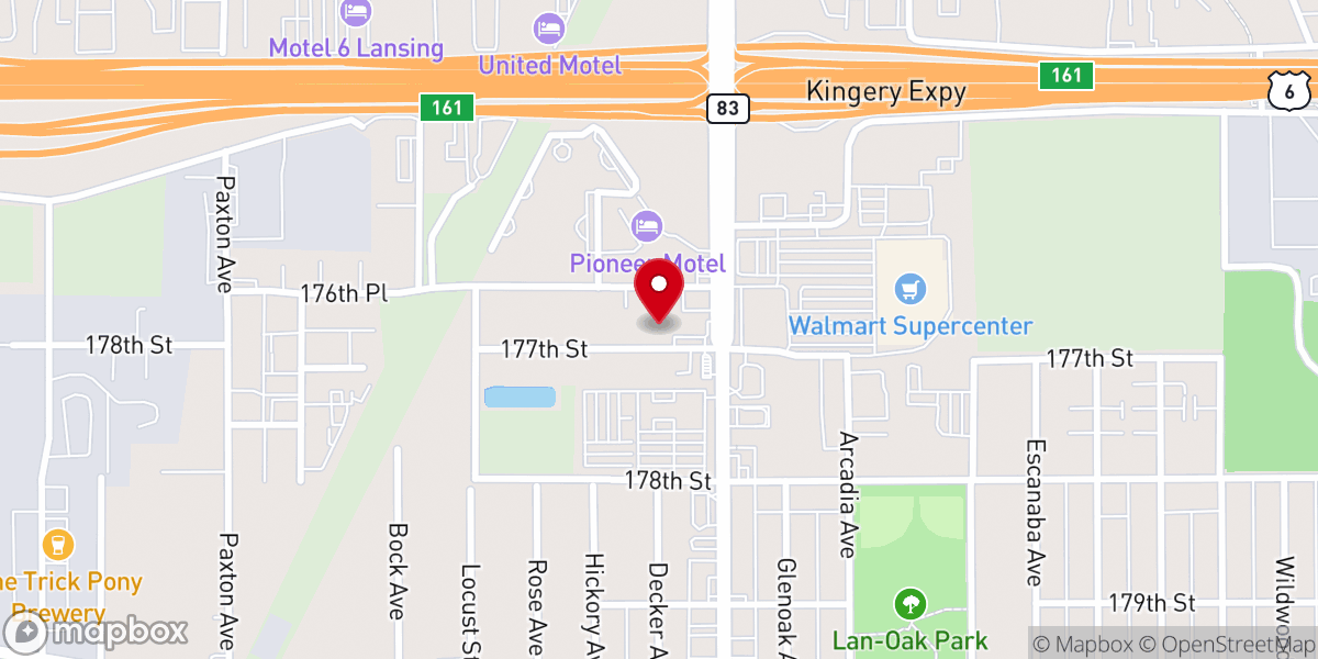 Map showing location of Mt.Zion UFL Center