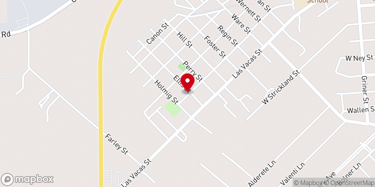Map showing location of Iglesia Bautista Nueva Vida