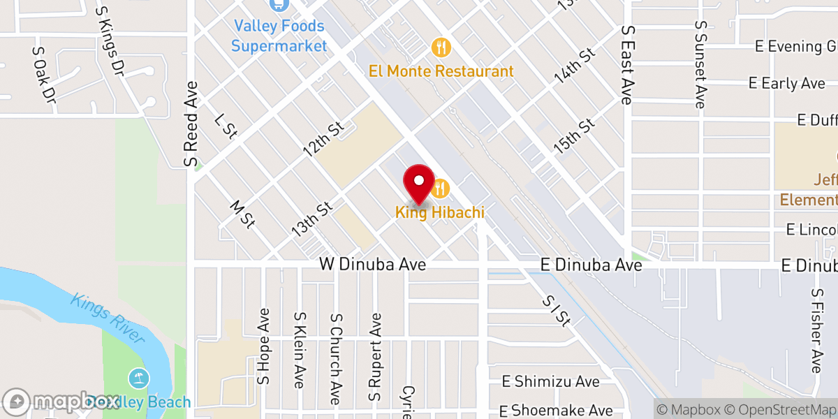 Map showing location of Korean Presbyterian Church