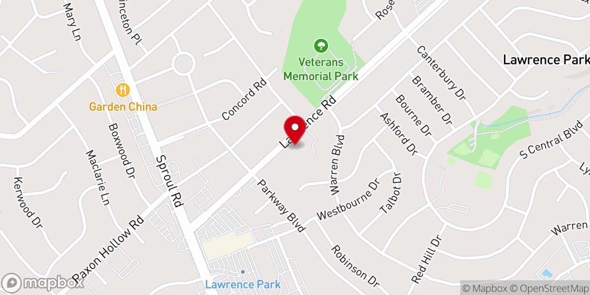 Map showing location of Marple Christian Church