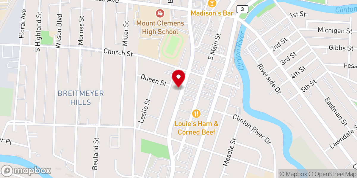Map showing location of True Church of God of the Apostolic Faith