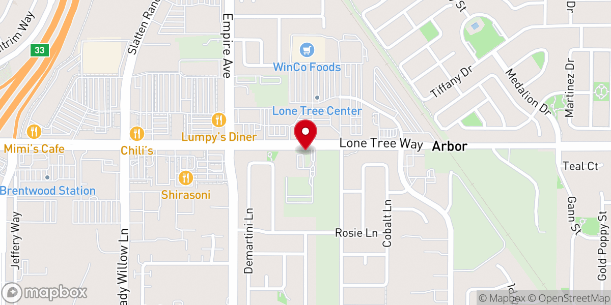 Map showing location of His Presence Christian Worship Center