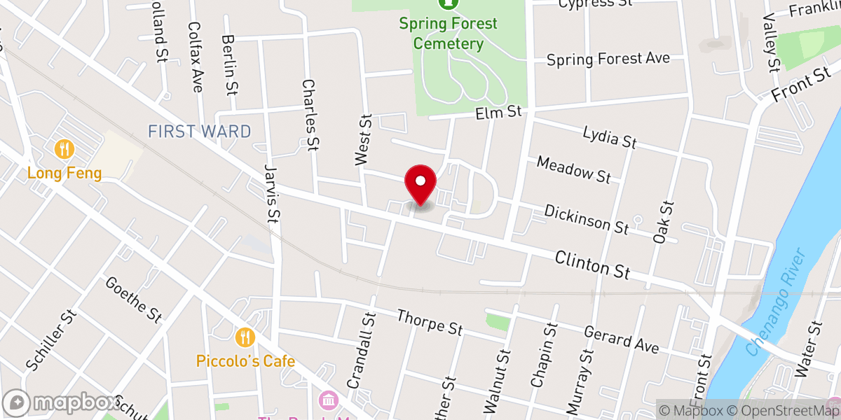 Map showing location of St. Cyril & Methodius