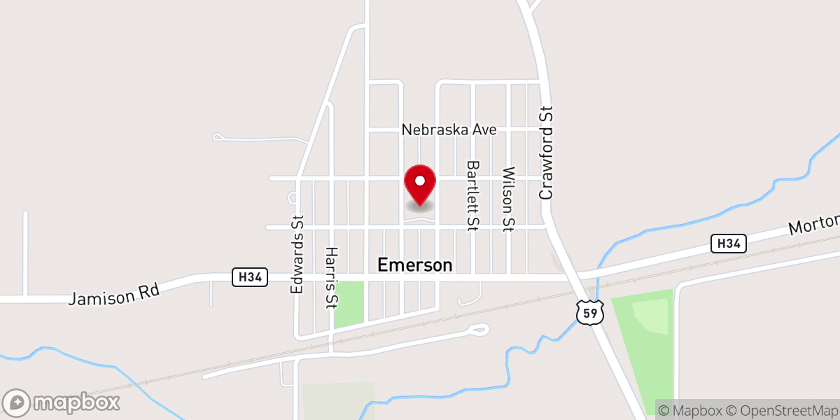 Map showing location of Citylight Southwest Iowa