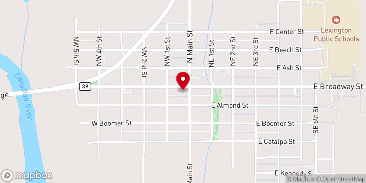 Map showing location of Grace Chapel