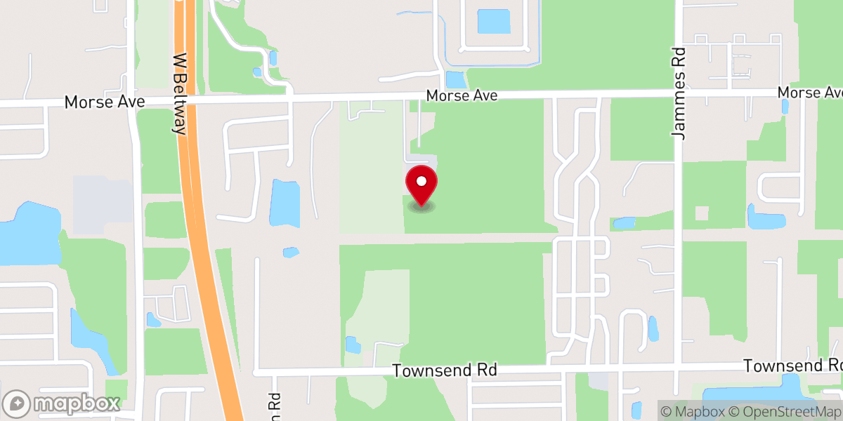 Map showing location of Beautiful Life Church