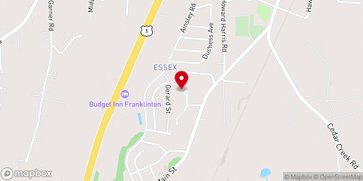 Map showing location of Solid Rock Bible Way Church
