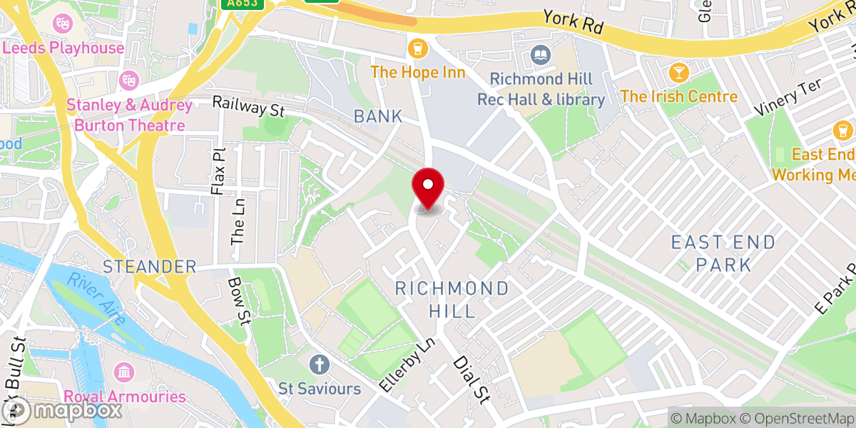 Map showing location of Newbourne Methodist Church