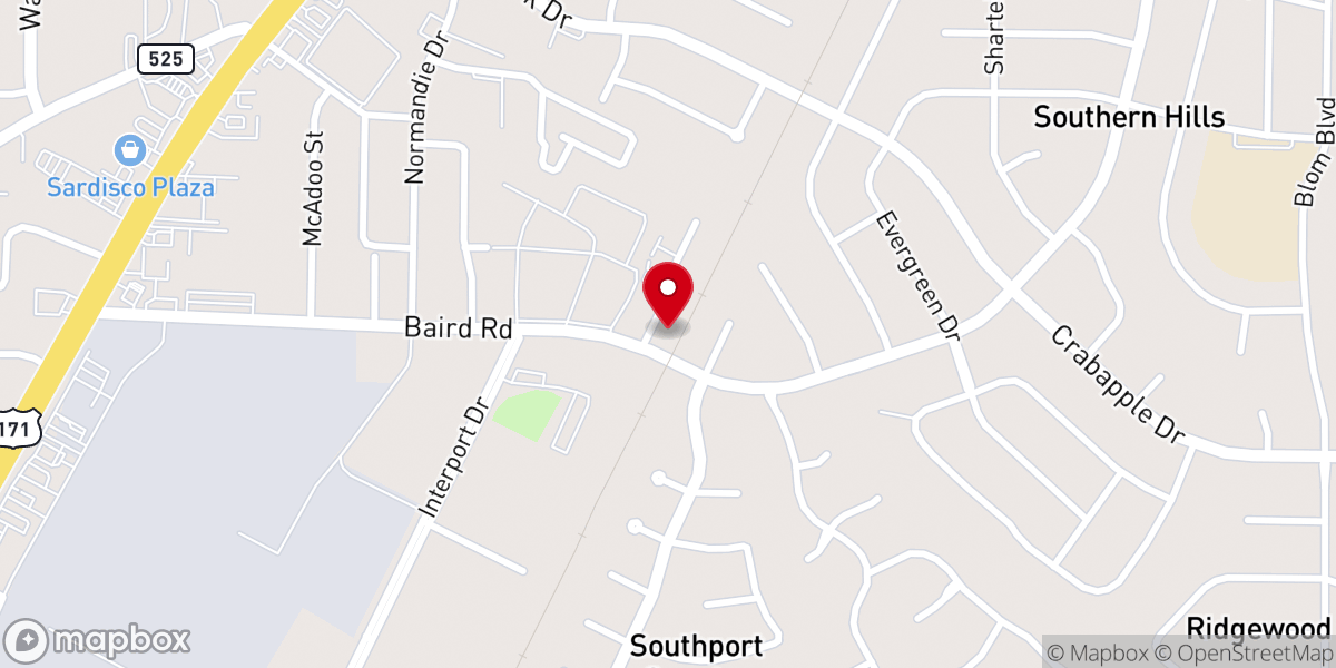 Map showing location of St Barbara Coptic Orthodox Church