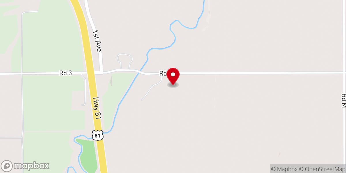 Map showing location of Camp Kateri Tekakwitha