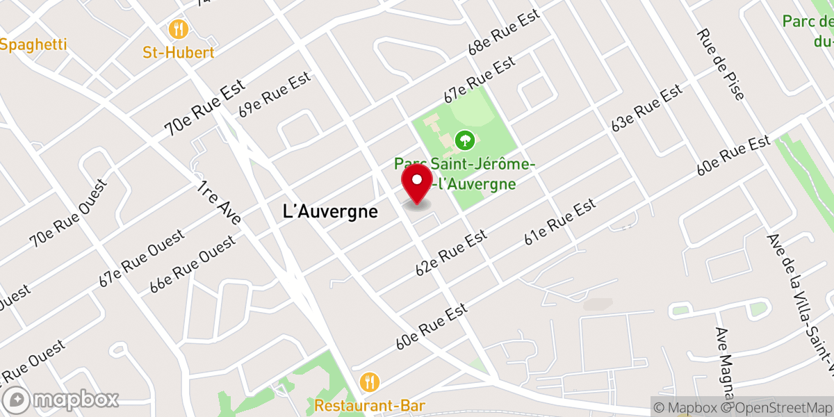 Map showing location of St. Jerome Church
