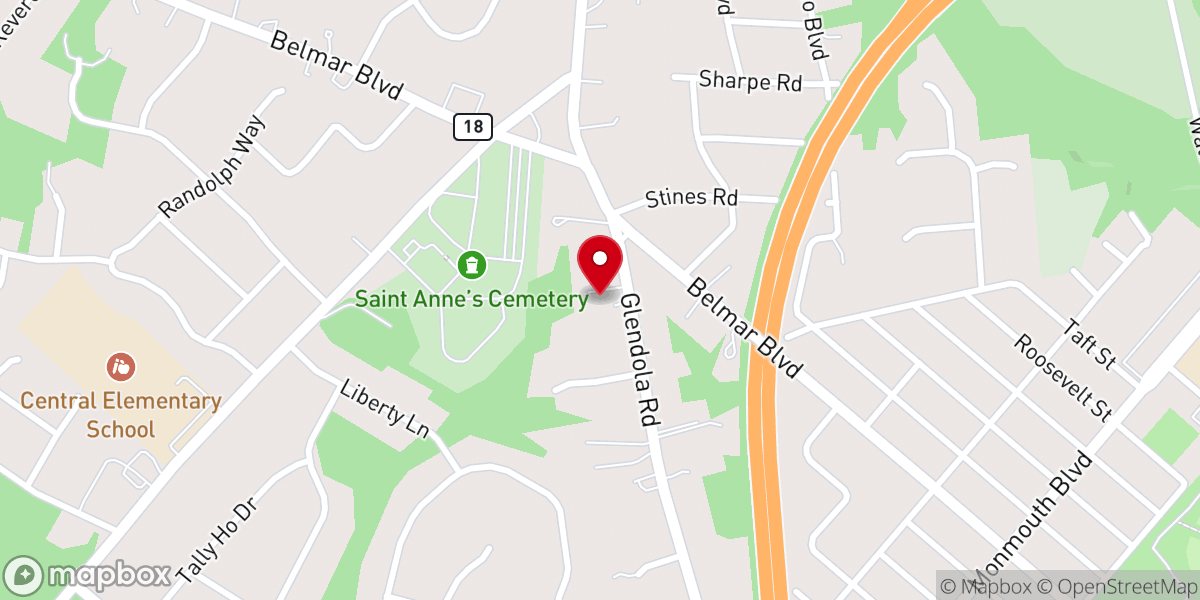 Map showing location of New Beginnings Church - Wall Campus