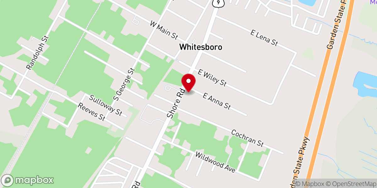 Map showing location of Saint Stephen AME Church