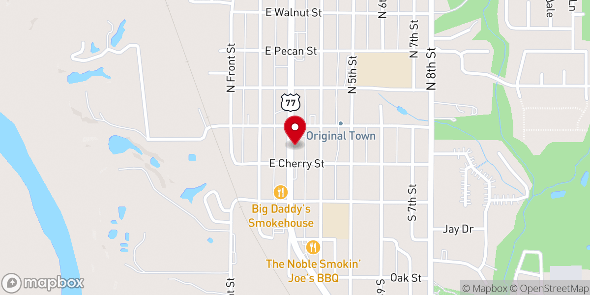 Map showing location of Creation Truth Foundation