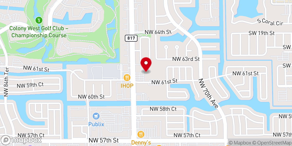 Map showing location of St. Malachy Parish Hall