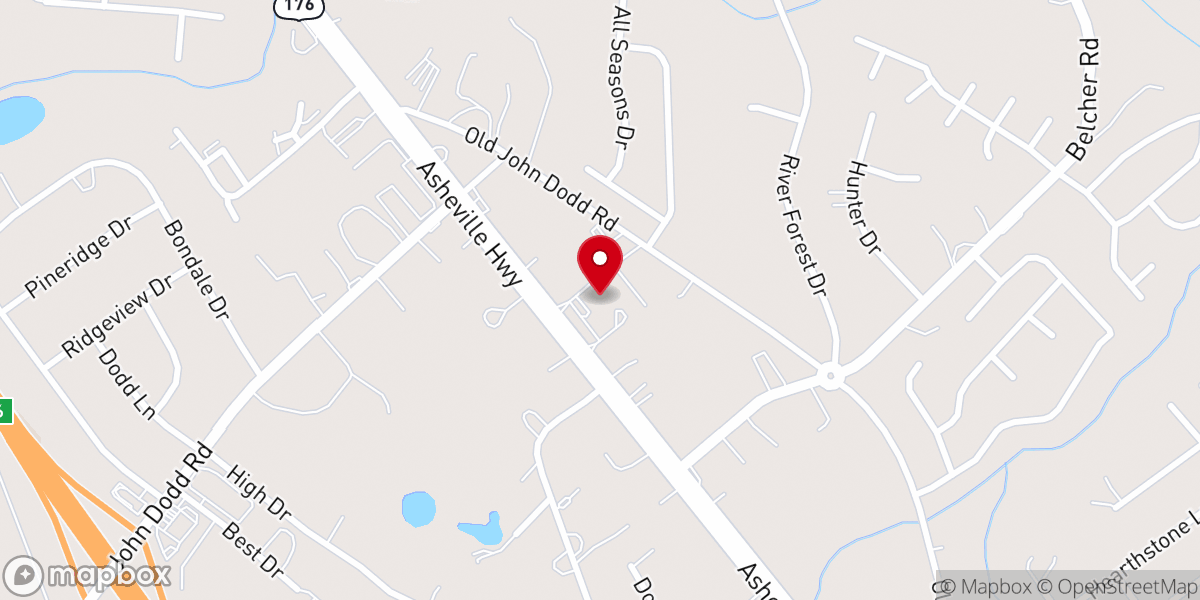 Map showing location of Resurrection Lutheran Church