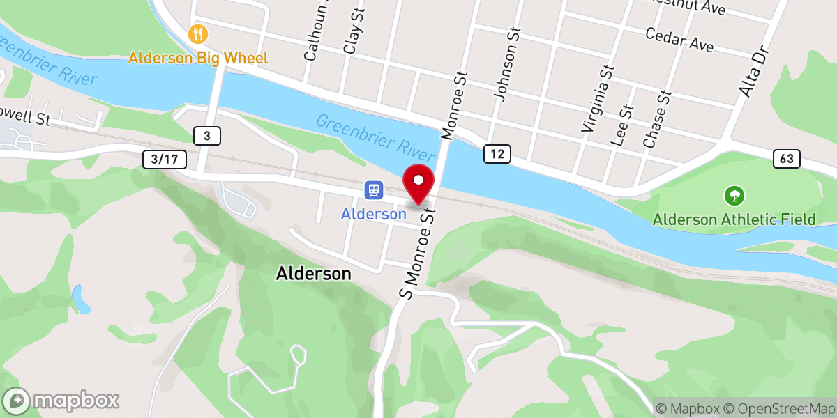 Map showing location of Christ Our Savior of the Valley Lutheran Church