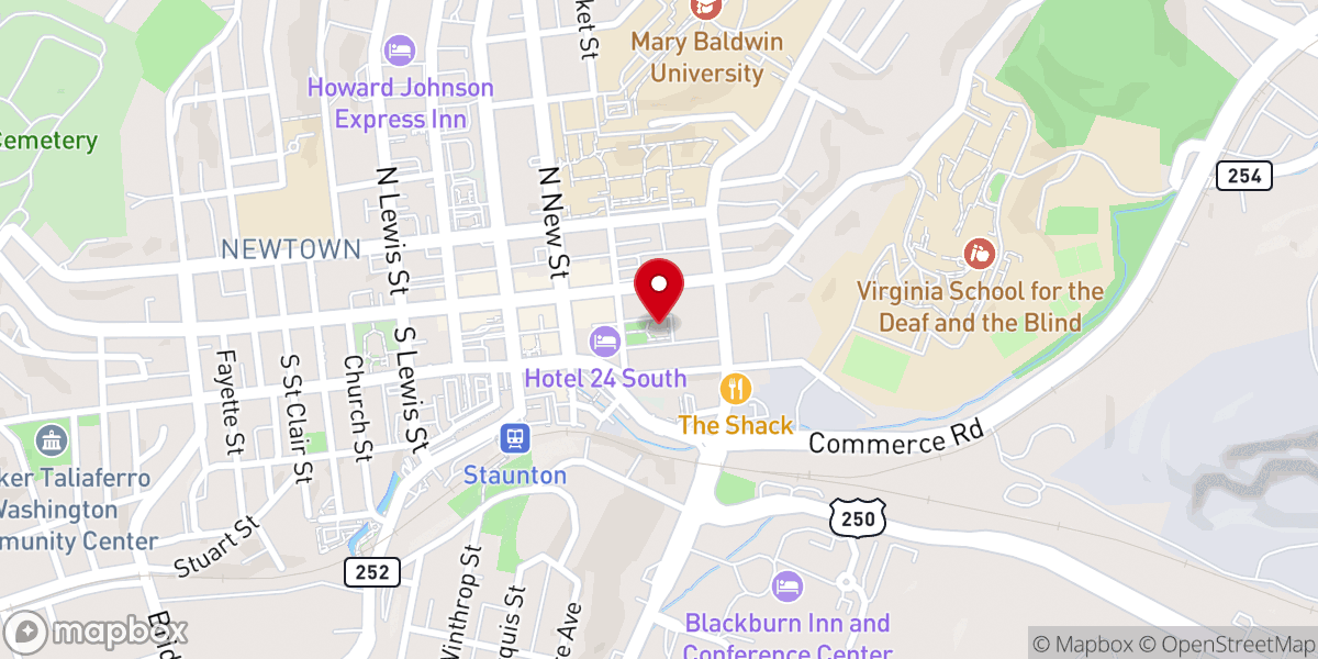 Map showing location of Community Fellowship Church