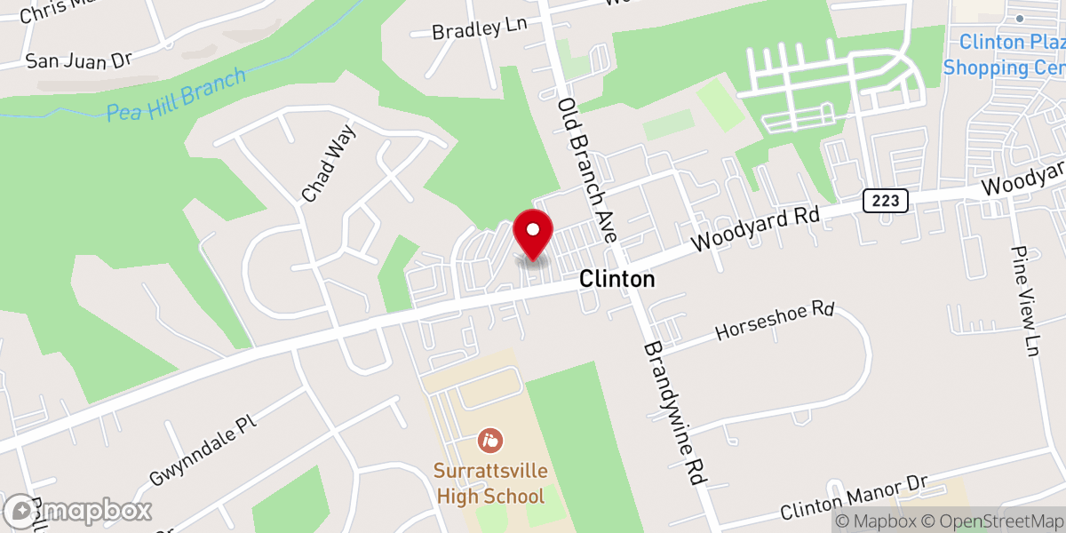 Map showing location of Face2Face Worship Center