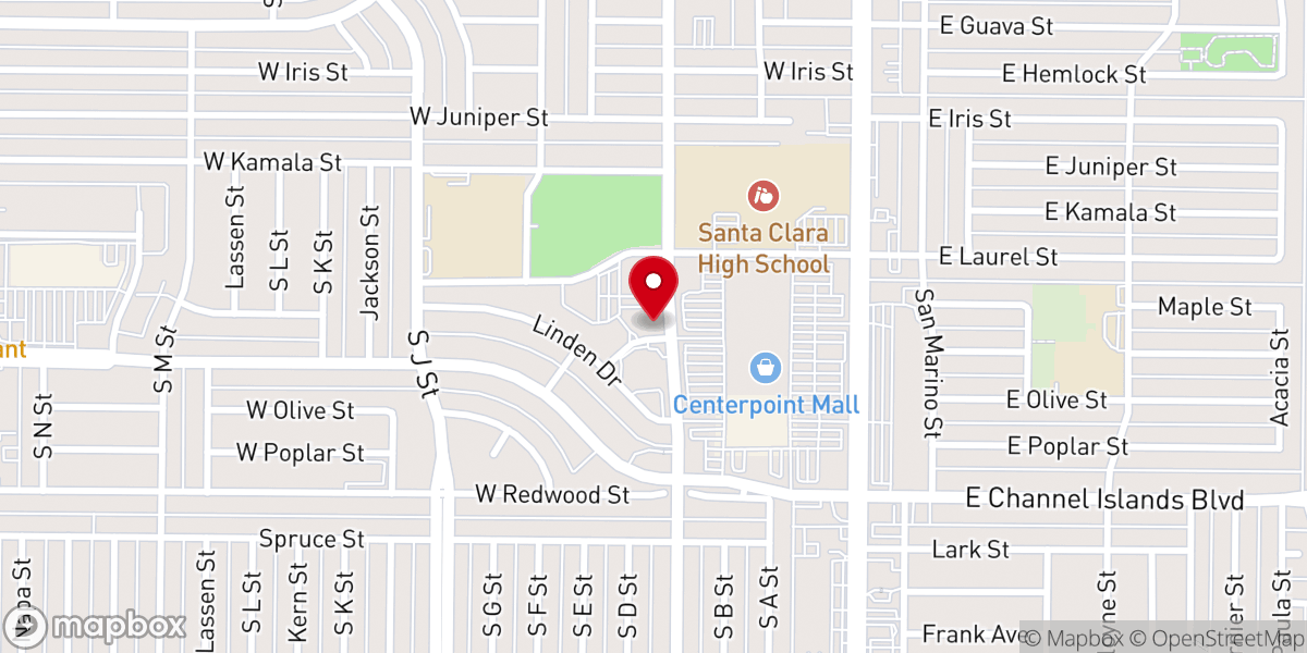 Map showing location of St Anthony's Church