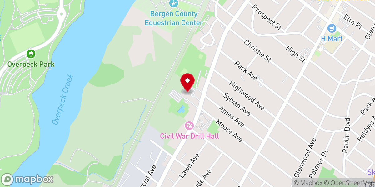 Map showing location of Promise Church