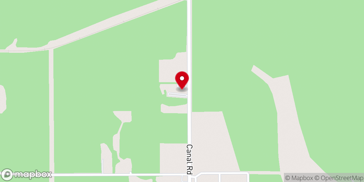 Map showing location of Faith Baptist Church