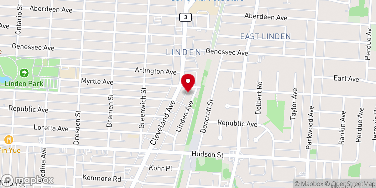 Map showing location of Victory Church of Christ