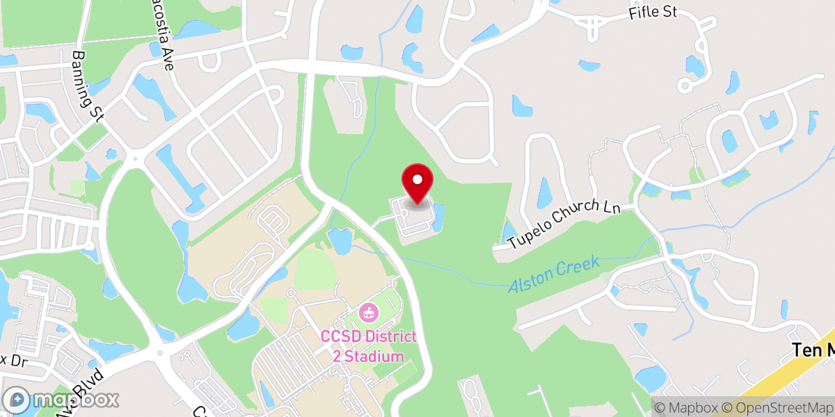 Map showing location of St Benedict Catholic Church