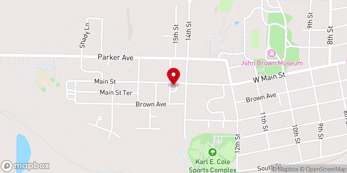 Map showing location of the Well Wesleyan Church