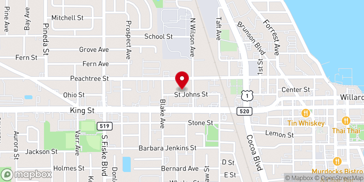 Map showing location of Community Fellowship Church