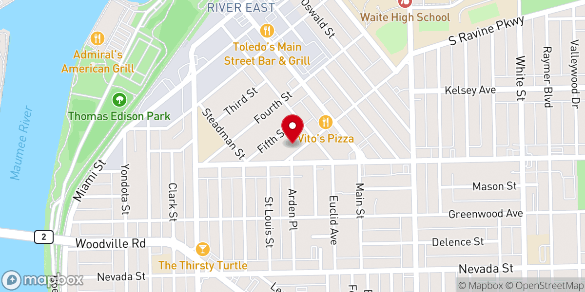 Map showing location of Helping Hands of St Louis