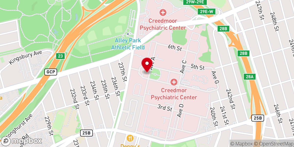 Map showing location of Moeen Miracle Ministries Worldwide, Inc.