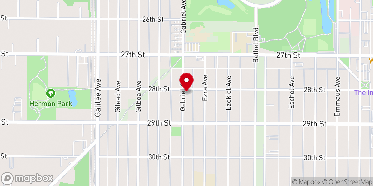 Map showing location of Family Life Outreach Center Church Inc