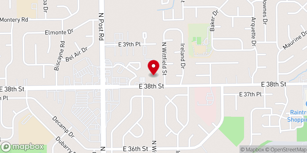 Map showing location of New Fellowship Family Church