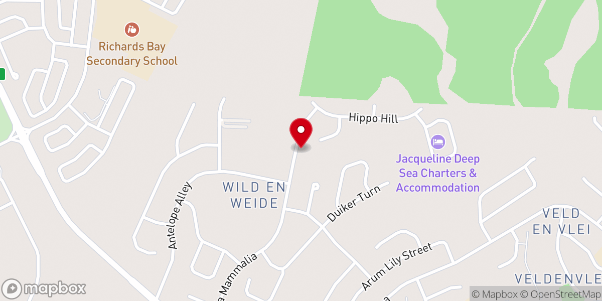 Map showing location of Covenant Fellowship Church International