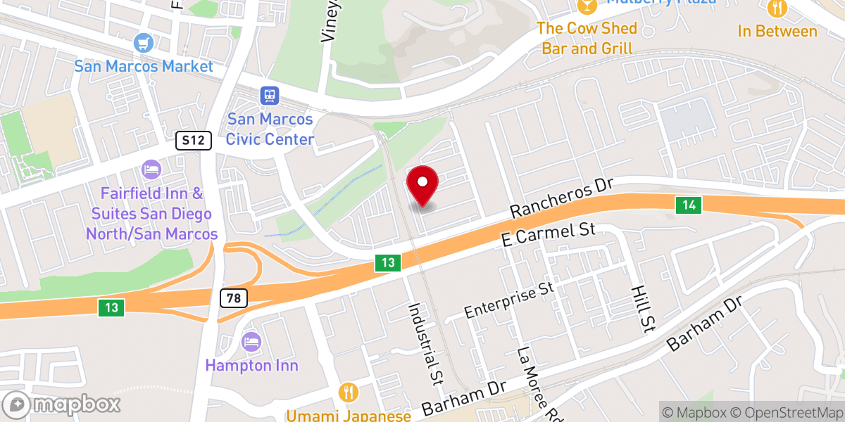 Map showing location of Community Lutheran Church