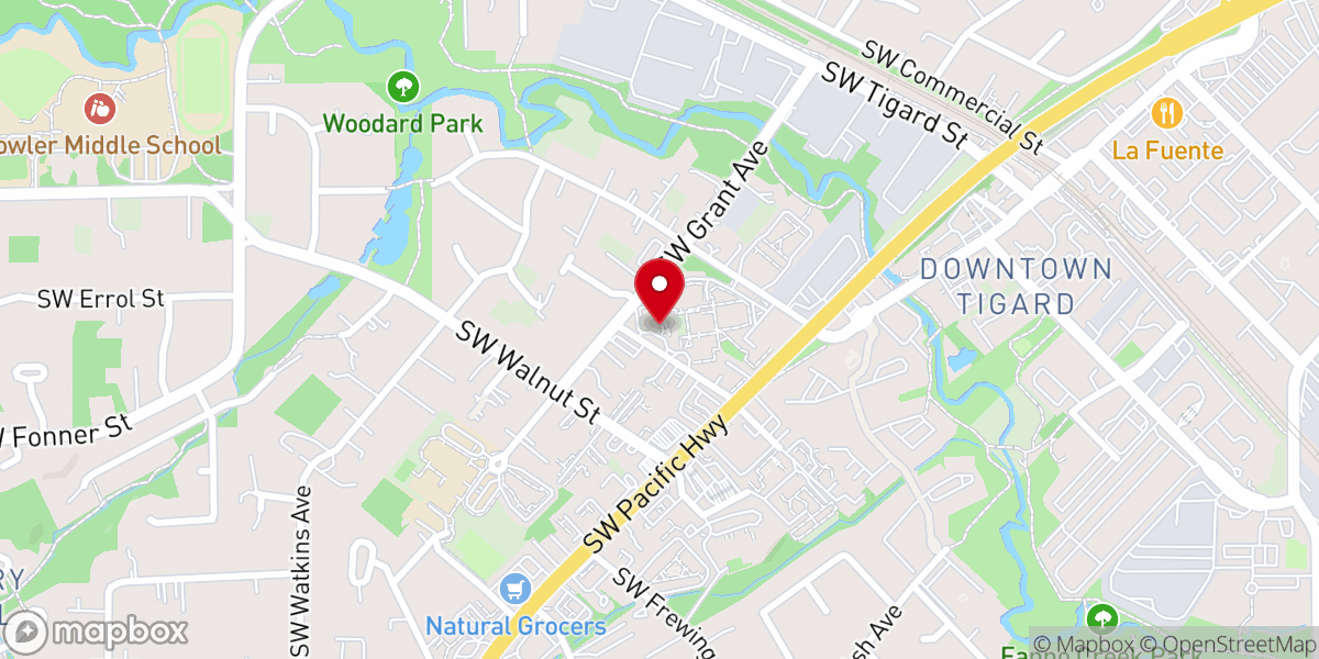 Map showing location of Saint Anthony Catholic Church