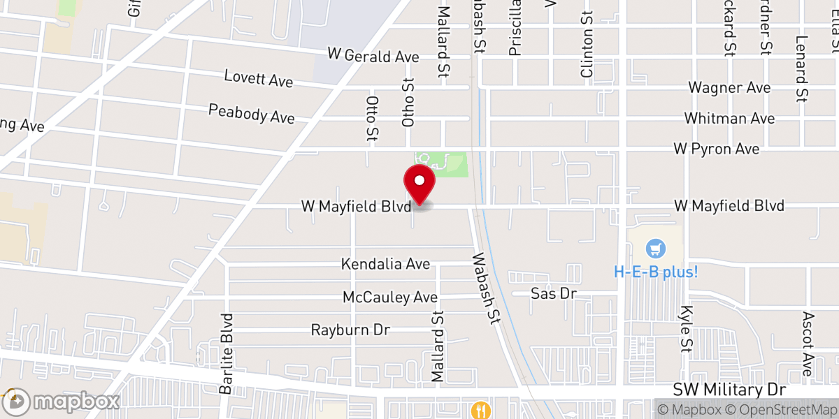 Map showing location of Lion of Judah Christian Church