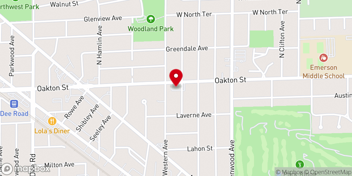 Map showing location of Midway Presbyterian Church