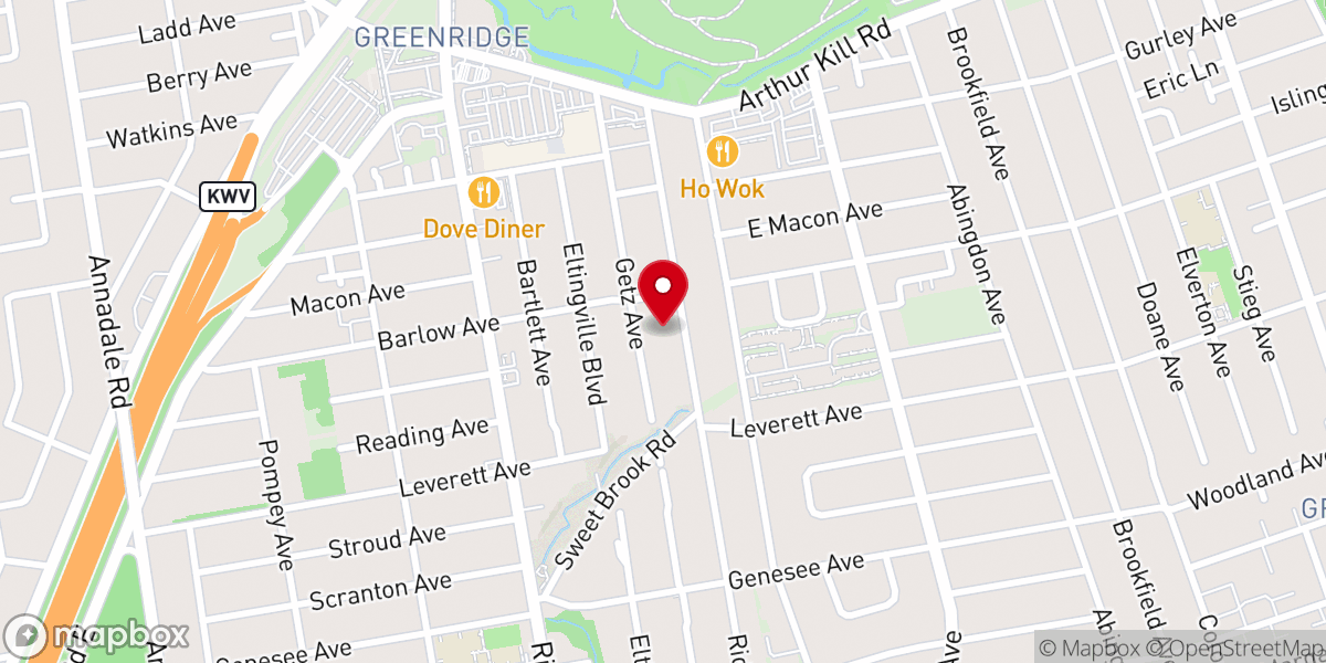 Map showing location of Oorah Staten Island