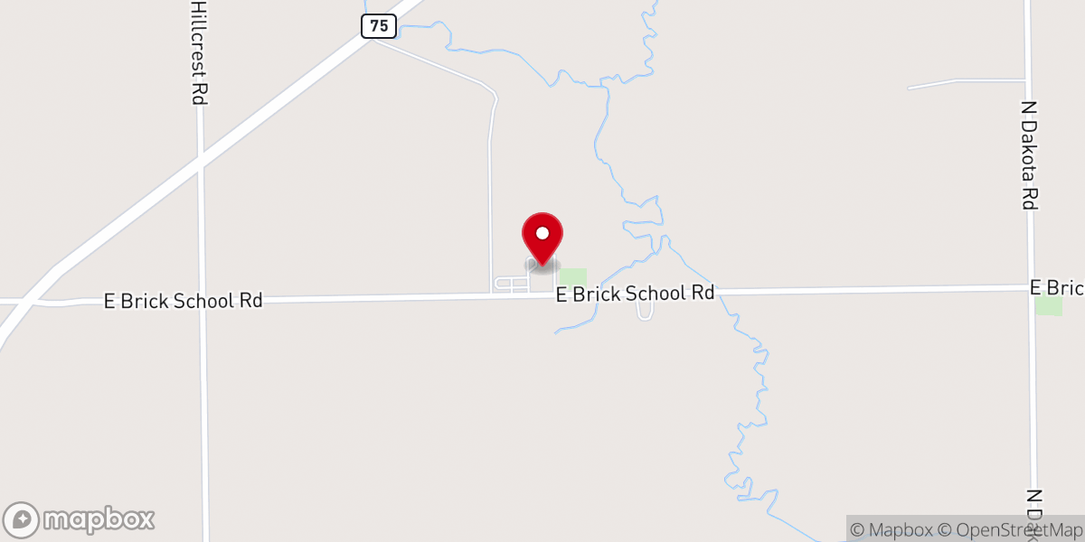 Map showing location of Freeport Mennonite Church