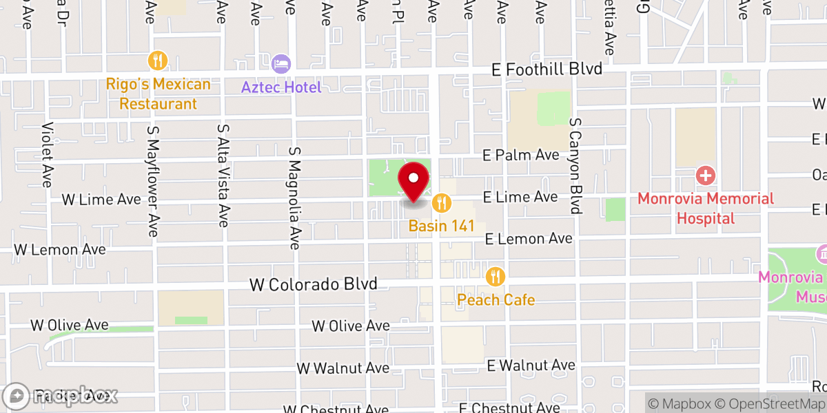 Map showing location of Restored Life Fellowship