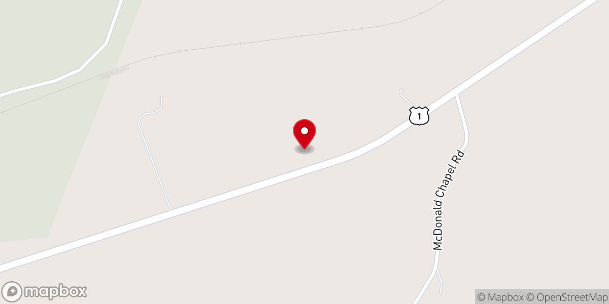 Map showing location of Grace Baptist Church