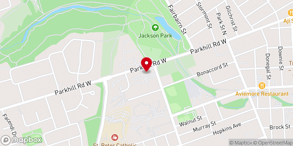 Map showing location of House of Hope